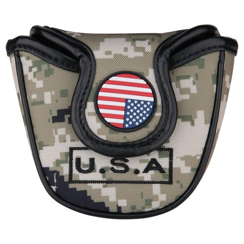 1pc USA Stars and Stripes Camouflage Golf Club Mallet Putter Head Cover