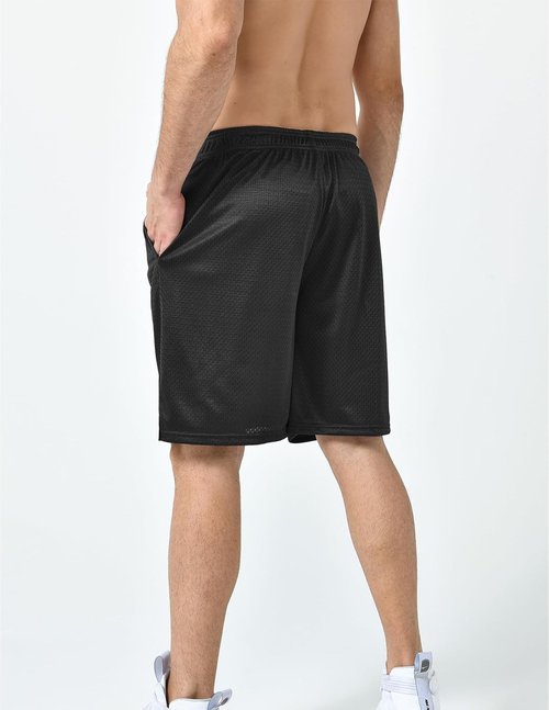 Liberty Pro Men's Athletic Shorts - 9 Inch Inseam, Quick Dry Mesh Basketball Gym Shorts with Pockets