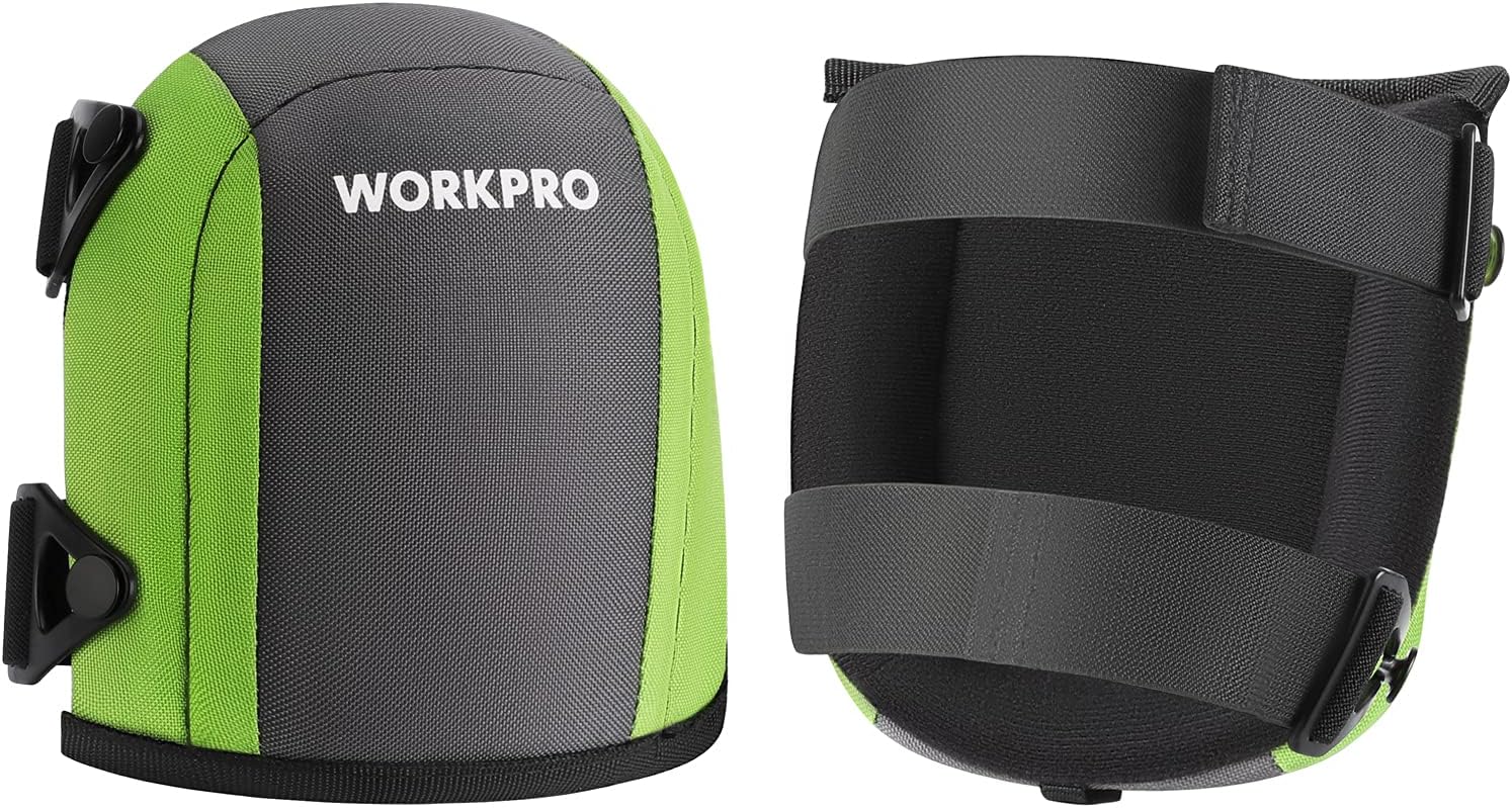 WORKPRO Garden Knee Pads - Comfortable Foam Padding for Kneeling | Unisex-Adult, Ideal for Gardening & Construction