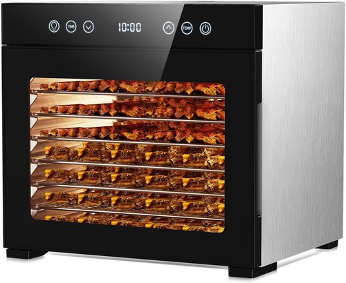 Excalibur Food Dehydrator | Powerful 8-Tray Machine with Adjustable Temperature & 48-Hour Timer for Jerky, Fruits, Herbs