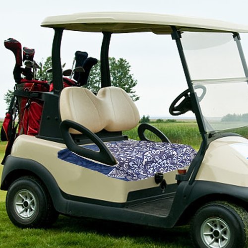 TUYUU Golf Cart Seat Covers/Seat Towel, Breathable Golf Cart Seat Cushions Golf Blanket for EZGO Yamaha Club Cars,Golf Club Car Accessories