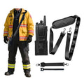Radio Strap Holster with Anti-Sway Belt, Wide Strap, Soft Shoulder Pad, Adjustable Length, Durable material, Compatible with Various Types of Walkie-Talkies.