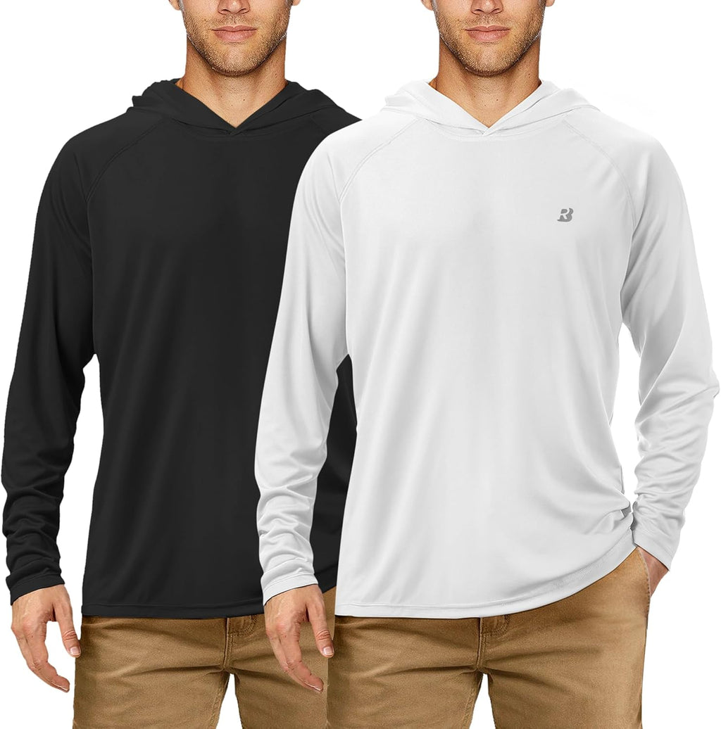 Roadbox Fishing Shirt - UPF 50+ Long Sleeve UV Sun Protection Hoodie for Outdoor Activities