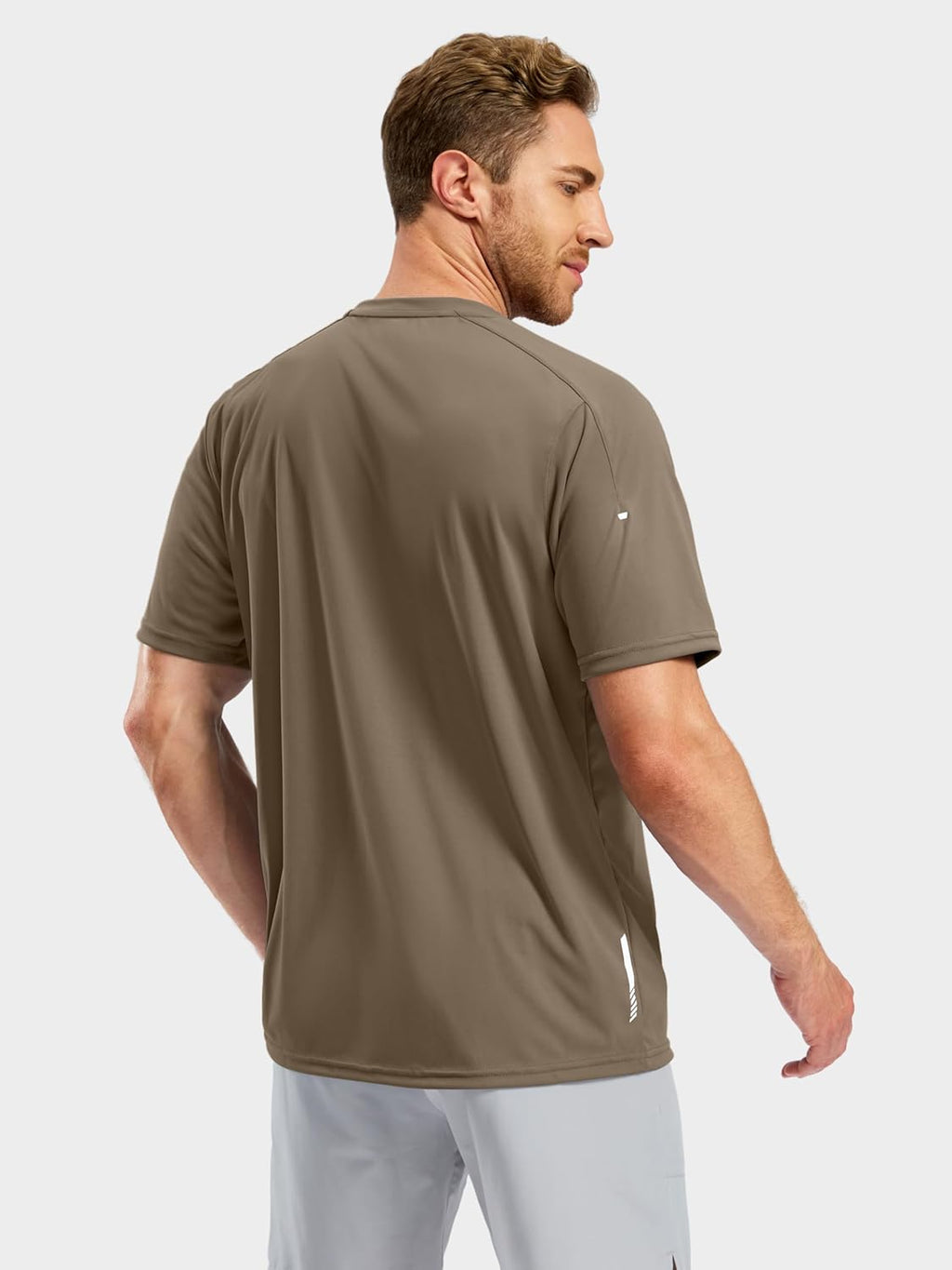 Pudolla Men's Athletic Running T-Shirts - Lightweight, Quick-Dry Short Sleeve Gym Tees