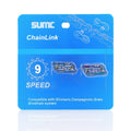 Inkesky 4 Pairs Re-usable Quick Link for Bike Chains - Compatible with Shimano/KMC/Campagnolo/SRAM (6/7/8-speed (Gold))