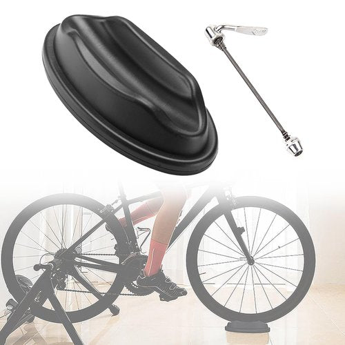 CHOYTONG Bike Front Wheel Riser Block & Quick Release Rear Skewer Kits for Indoor Bicycle Training Replacement Accessories