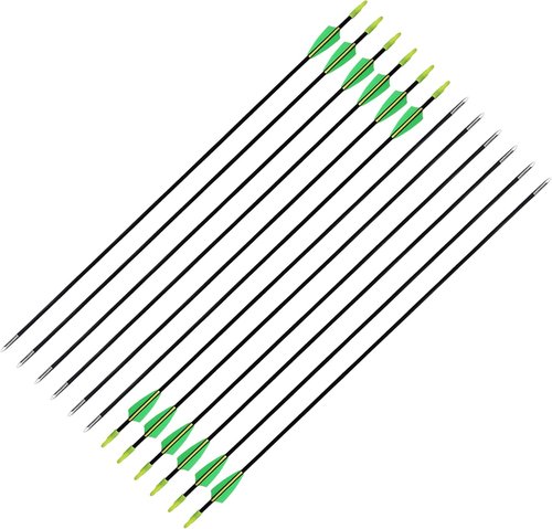 GPP 28-Inch Fiberglass Archery Target Arrows - Ideal Practice Arrows for Youth Recurve Bows