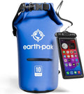 Earth Pak Waterproof Dry Bag - Durable Backpack with Zippered Pocket for Keeping Gear Dry