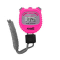 Marathon Adanac 3000 Digital Stopwatch Timer, Neon Pink - High Precision Accuracy to 1/100th Seconds - Water, Dust & Shock Resistant - 46” Lanyard Included