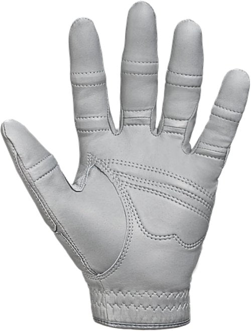 Bionic Men's StableGrip 2.0 Golf Glove - Premium Cabretta Leather in Grey for Enhanced Performance