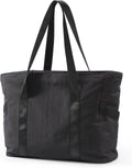 BAGSMART Tote Bag for Women - Zippered Work Tote with Compartments | Ideal for Travel & Gym