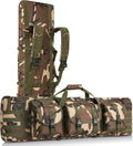 DULCE DOM Tactical Soft Padded Double Rifle Case - Heavy-Duty Gun Bag for 2 Rifles & Pistols | 36-48 Inch