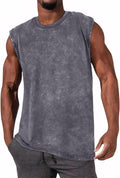Skiennix Men's Sleeveless Muscle Tank Top - Comfortable Cotton Loose Fit Tee Shirt