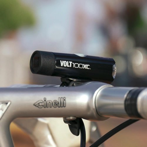 CATEYE VOLT100XC & ORB Bike Light Set – USB Rechargeable Front & Rear LED Light with Aluminum Body, 5 Light Modes, Universal Handlebar Mount, Fits Road, Urban, Cruiser & Kids Bikes