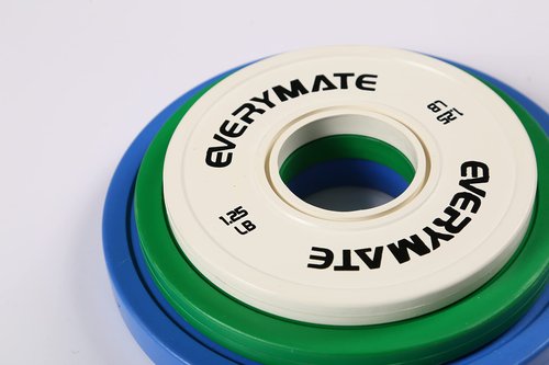 EVERYMATE Change Weight Plates 1.25LB Fractional Plate Olympic Bumper Plates for Cross Training Weightlifting