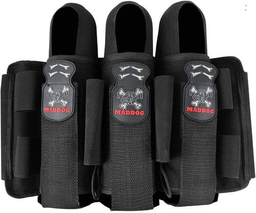 Maddog Pro Paintball Pod Pack Harness - Adjustable Ejection Belt for 3+2, 4+3, 5+4 Configurations