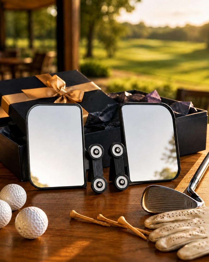 Magnetic Golf Cart Mirrors — No-Drill Side Mirrors for EZGO, Yamaha, Club Car