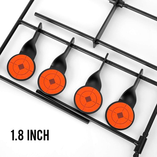 BB Shooting Target - Outdoor Resettable Design for .22 & .177 Caliber Pellet Guns | Heavy-Duty Steel