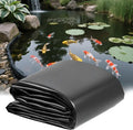 KOI Pond Liner - 15 Mil HDPE Waterproof Black Liner for Outdoor Fish Ponds | 10 x 20 FT