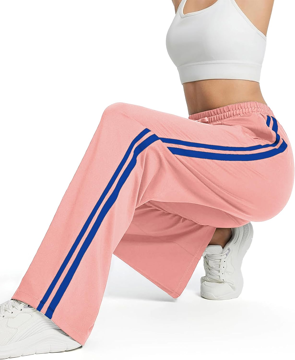 Tapata Women's Track Pants - Loose Straight Leg Jogging Sweatpants for Athletic Comfort | Sizes 28-36