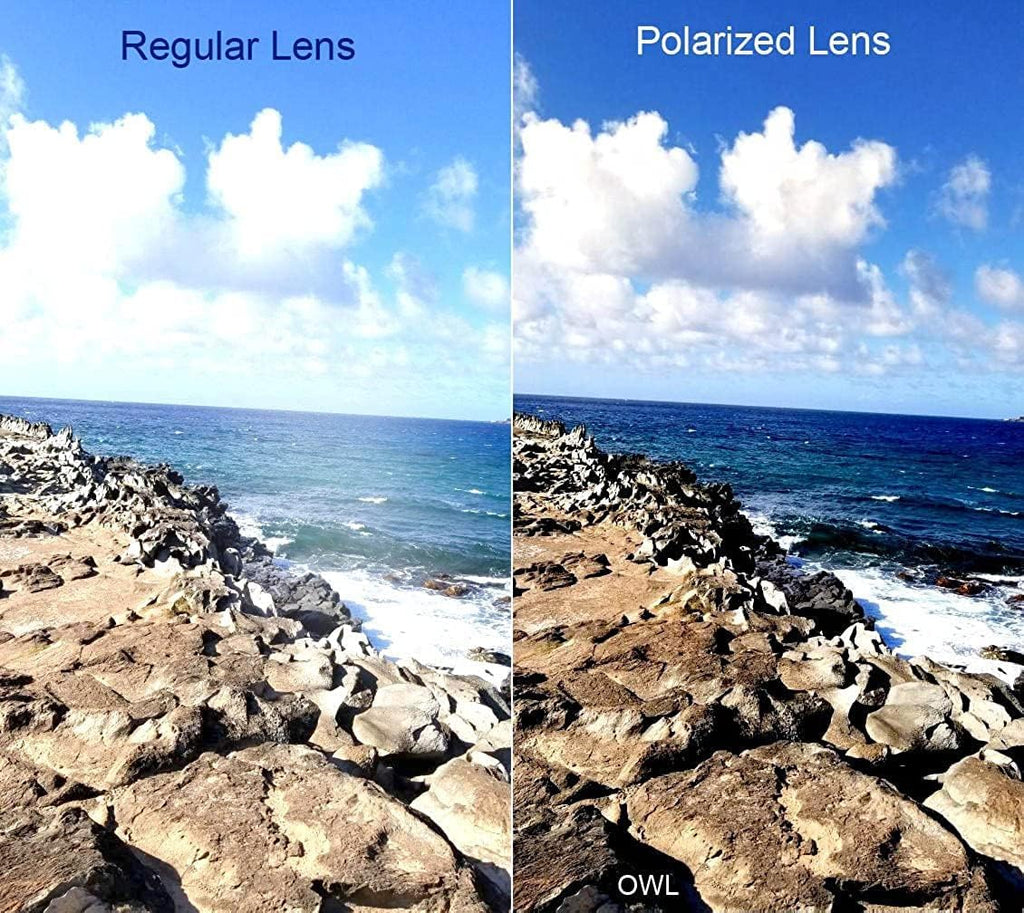 OWL Kids Polarized Sunglasses - UV Protection & Anti-Glare for Toddlers | Stylish Rectangle Design