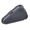 Plano Protector Series Shaped Pistol Case, Large, Black, Hunting Gun Case with Padlock Tabs and Foam Padding, Hard Plastic Pistol and Accessory Case