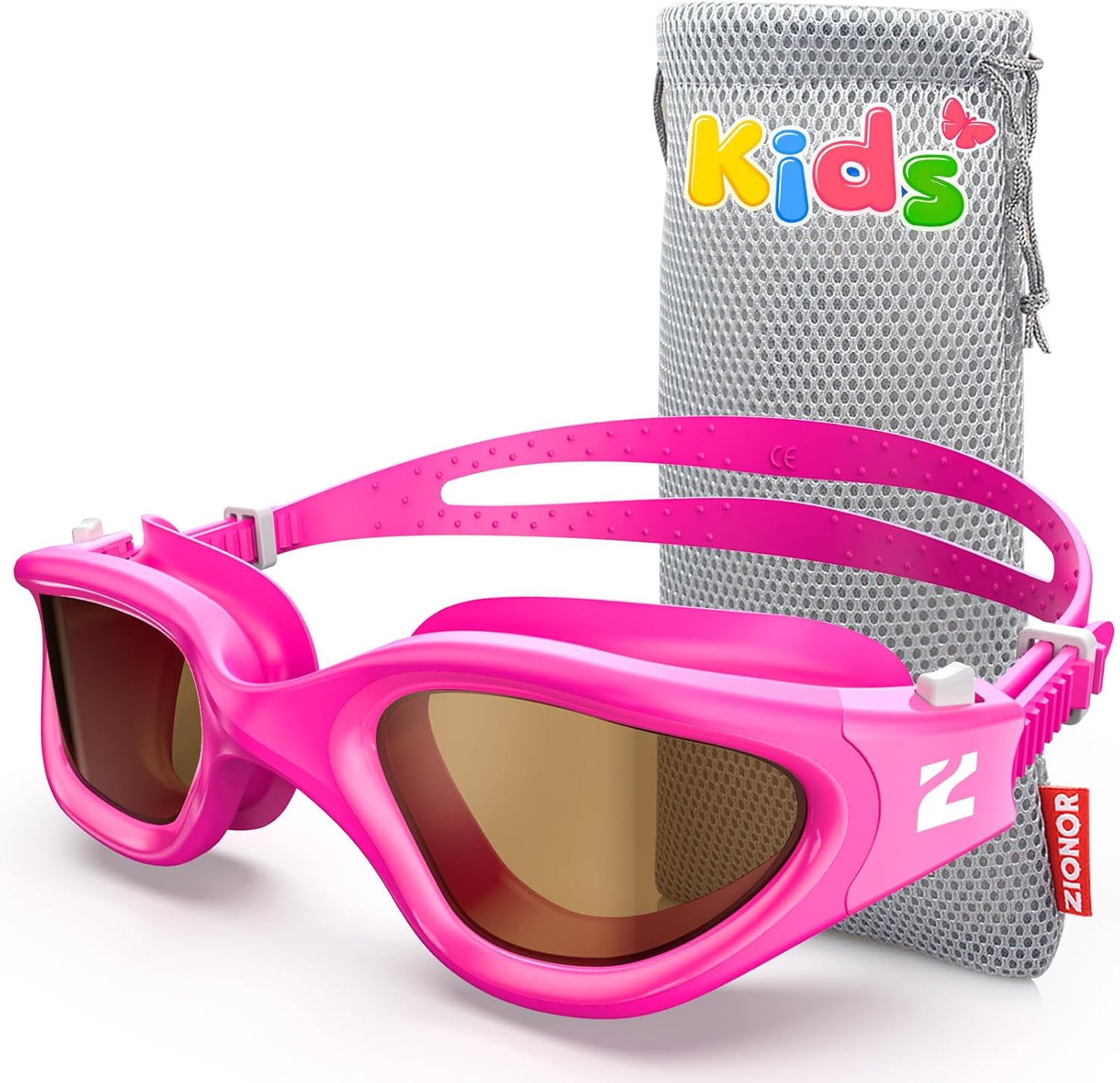 ZIONOR Kids Swim Goggles - G1MINI Ultra Photochromic Polarized Design for Boys & Girls