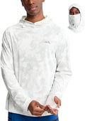 Maamgic Men’s Fishing Shirt - UPF 50+ Sun Hoodie with Detachable Face Mask | Long Sleeve UV Protection
