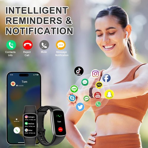 Fitness Tracker by [Brand Name] - 24/7 Heart Rate & Blood Oxygen Monitor | 1.47'' HD Screen, 123 Sports Modes
