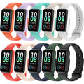 lepmok [10-Pack] Replacement Silicone Wristbands for Amazfit Band 7 Fitness & Health Tracker, Women Men