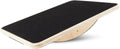 ProsourceFit Wooden Rocker Balance Board - Anti-Slip Core Trainer for Stability | 17.5in Black