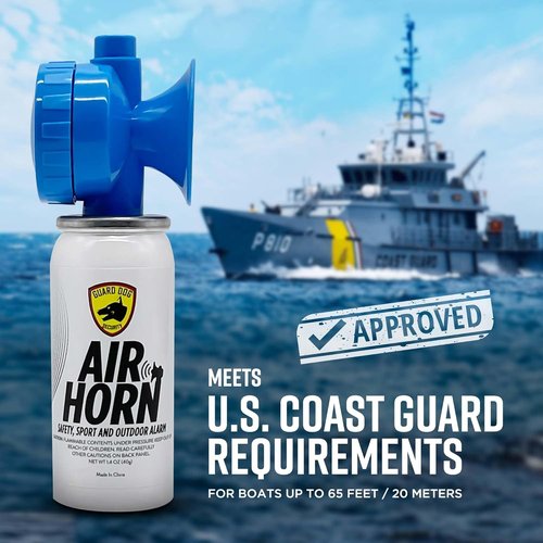 Guard Dog Security Air Horn - Powerful Handheld Safety Horn for Marine & Sporting Events | 1.4 oz