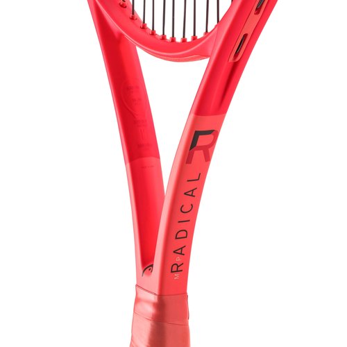 HEAD Radical MP Tennis Racquet - Strung Mid Tension with Velocity 16 Gauge - 4 1/4