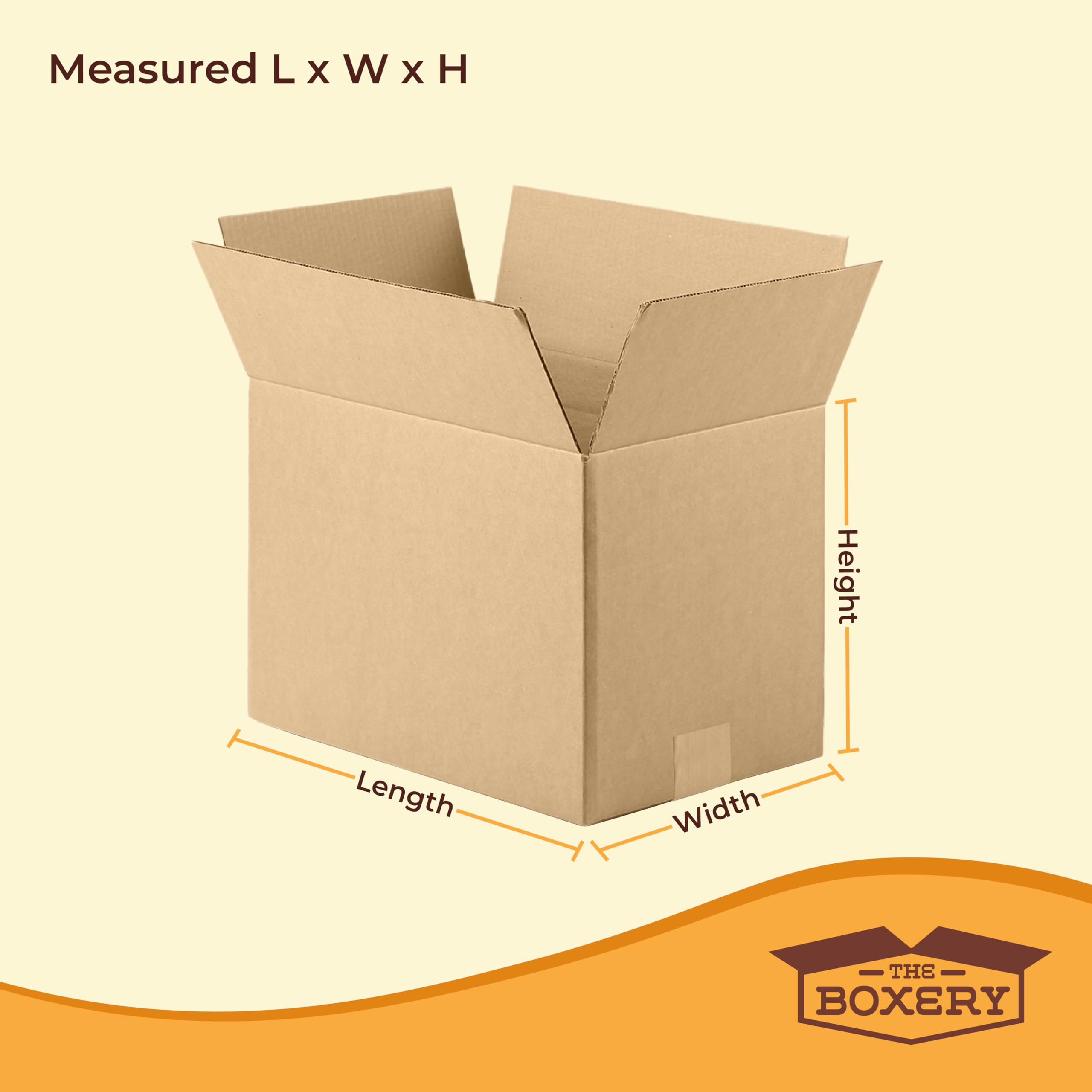 The Boxery 9"x6"x5" Brown/Kraft Corrugated Cardboard Shipping Boxes 25-Pack | Mailing, Packing, Moving & Storage for Business/Home – Durable - Eco-Friendly, Recyclable - Made in the USA