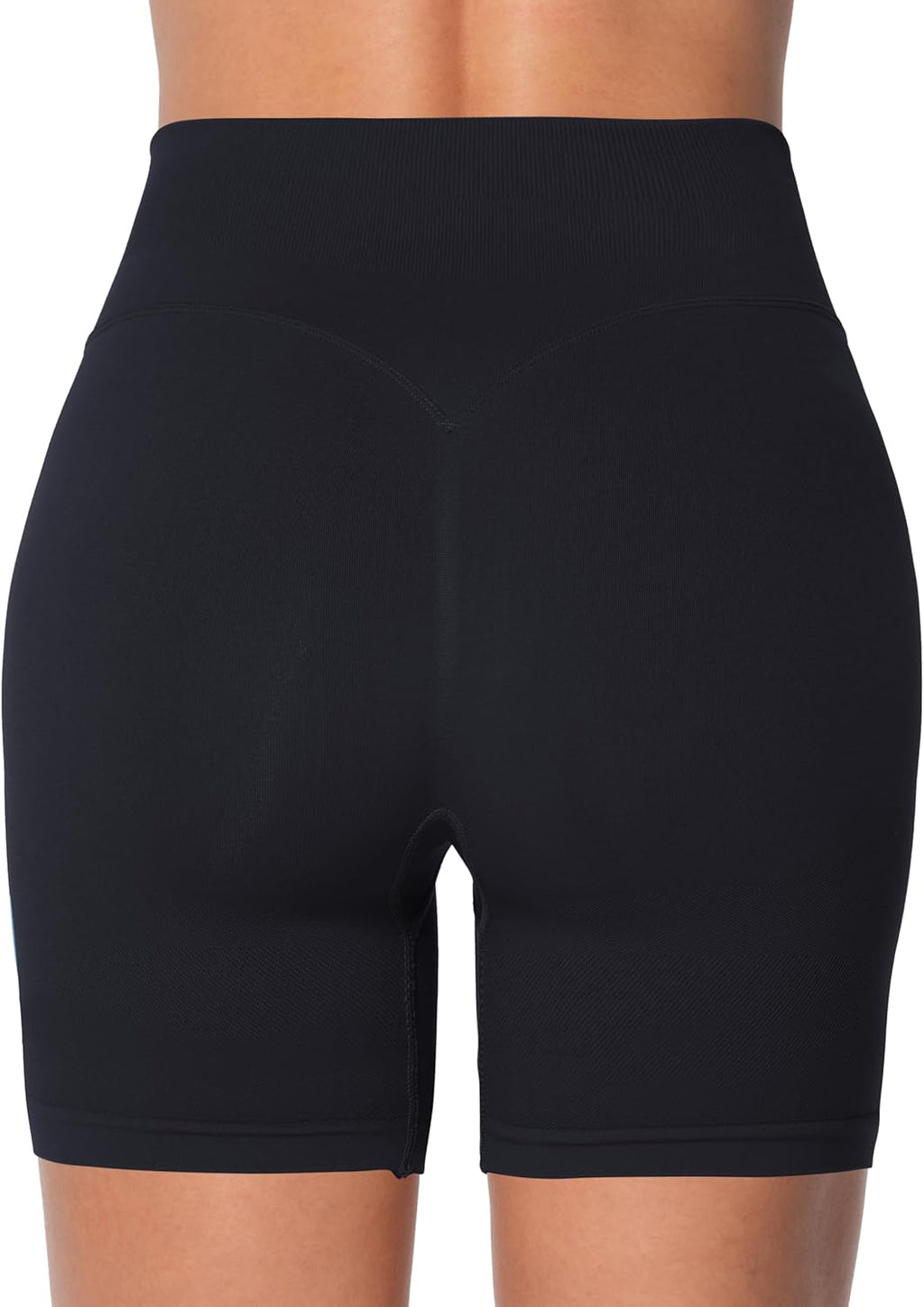 Sunzel Seamless Scrunch Butt Biker Shorts - High Waisted Booty Lifting Yoga & Gym Shorts with Tummy Control