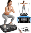 AoraPulse Vibration Plate - Full Body Workout Machine for Lymphatic Drainage & Weight Loss | 400 Lbs Capacity