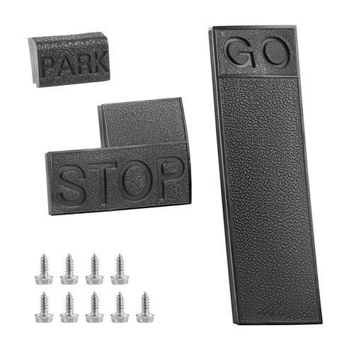 DRIVE UP Club Car Pedal Pad Cover Set, Golf Cart Accelerator & Brake Pedal Pad Cover Fits for Club Car DS 1981-2011 Golf Carts, OEM 1013869 1013870 1013871