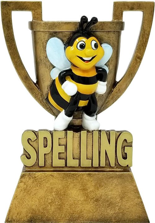 Decade Awards Spelling Bee Cup Trophy - 6 Inch Tall | Celebrate Academic Excellence with Custom Engraving