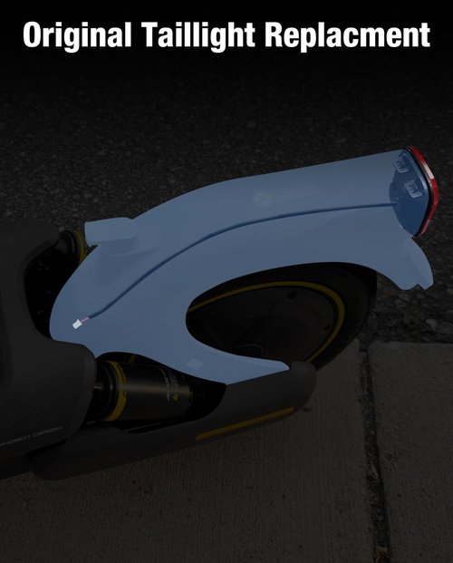 stio Scooter Taillight Accessory Compatible with Ninebot by Segway MAX G2 G65 Max2 Kickscooter Warning Brake LED Lamp Tail Light Replacement Original Accessories