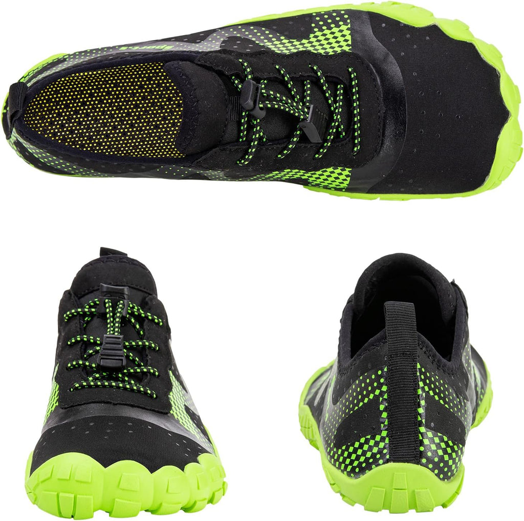 Skiennix Water Shoes for Men - Quick-Dry Barefoot Aqua Socks for Kayaking, Hiking & Outdoor Sports