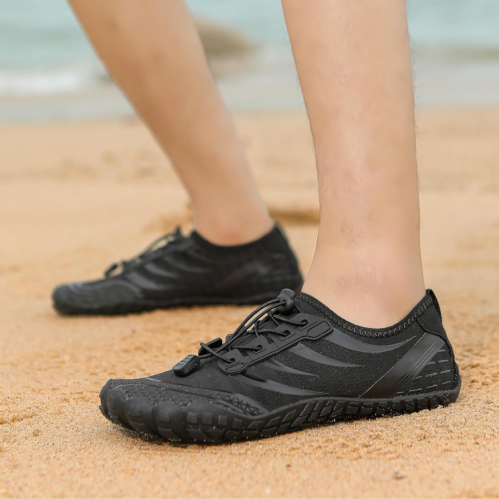 Skiennix Water Shoes - Quick Dry Barefoot Aqua Shoes for Men & Women | Ideal for Beach, Pool, and Hiking