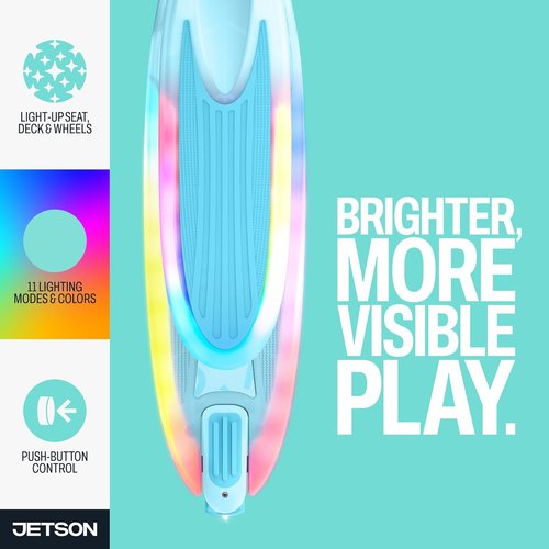 Jetson Scooters - Jupiter Mini 3-Wheel Kick Scooter | Lightweight & Portable Blue Design