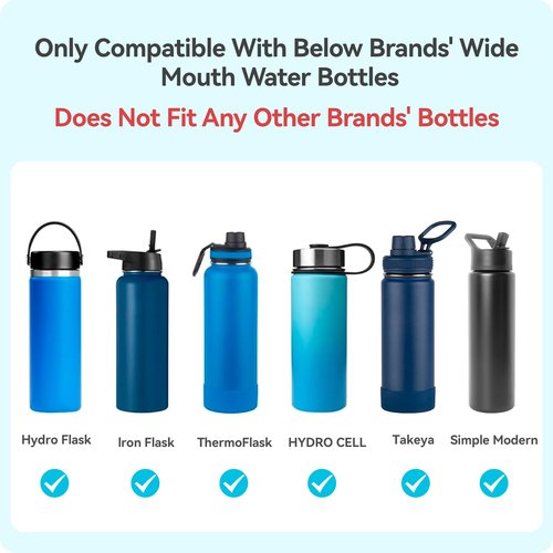 Auto Flip for Hydro Flask 12 16 18 20 32 40 64 oz Wide Mouth, Replacement Spout Lid For HydroFlask Cap Leak Proof BPA Free, Compatible with ThermoFlask Takeya Iron Flask Simple Modern