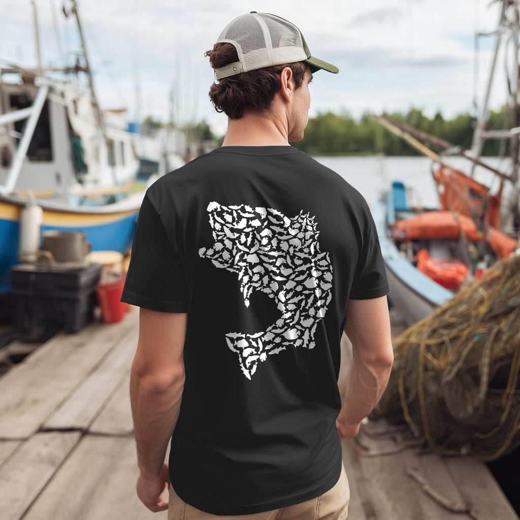 Palmyth Mens Fishing Shirts Short Sleeve UPF 50+ Quick Dry T-Shirt