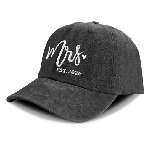 Bridal Shower Gifts for Bride to Be Mrs, Wedding Bachelorette Party Anniversary Honeymoon Marriage Gifts for Mrs Hat 2026