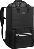 Vorspack Laundry Bag Backpack - Extra Large Heavy-Duty Laundry Hamper with Shoulder Straps | Black