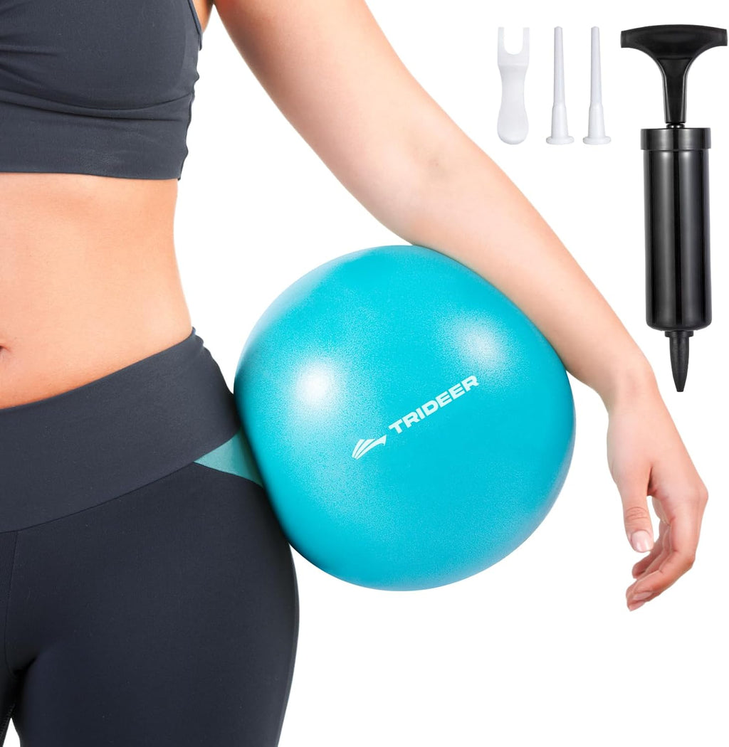 Trideer 9-Inch Pilates Ball - Small Exercise Ball for Yoga, Core Training & Stability