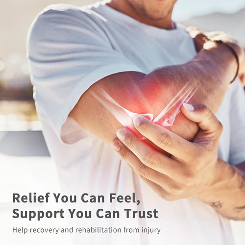 Bracoo Elbow Brace - Compression Sleeve for Tendonitis & Sports Injuries | Pain Relief & Support