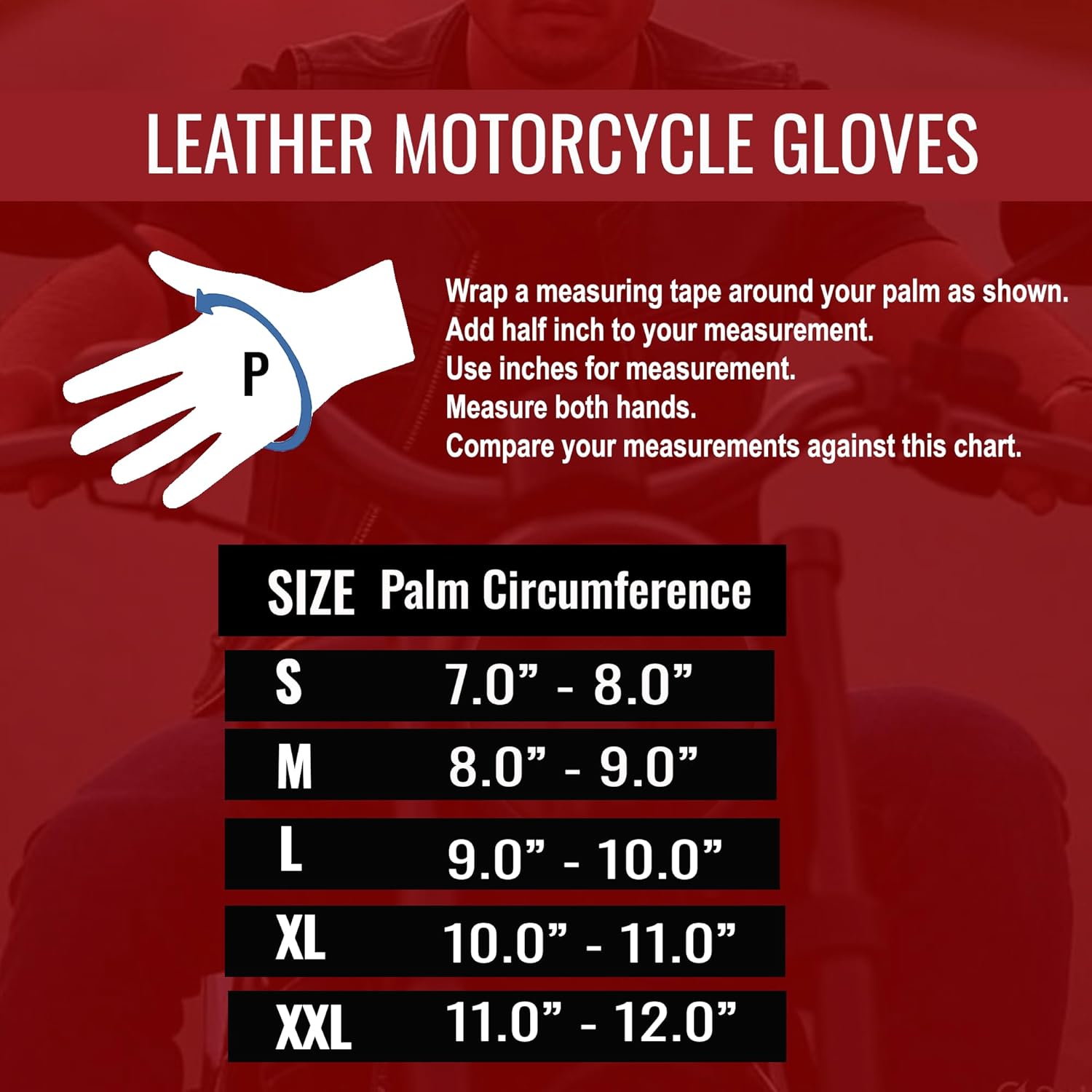 Skiennix Motorcycle Gloves - Premium Leather, Touch Screen, Non-Slip Protection for Men