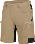 TACVASEN Men's Hiking Cargo Shorts - Quick Dry, Stretch Fabric, Zipper Pockets | Casual Outdoor Wear